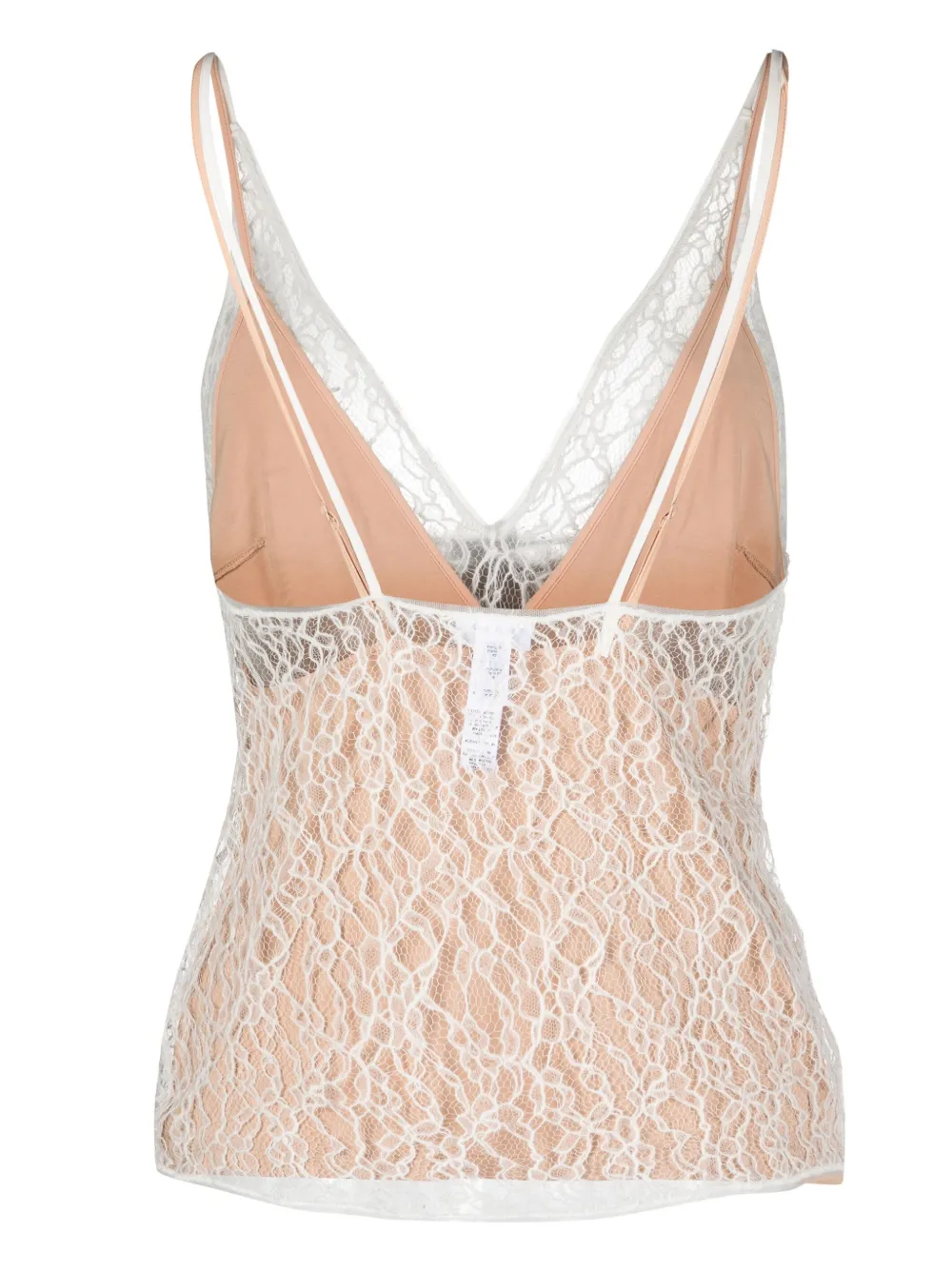 La Perla Hemd met kant - Beige