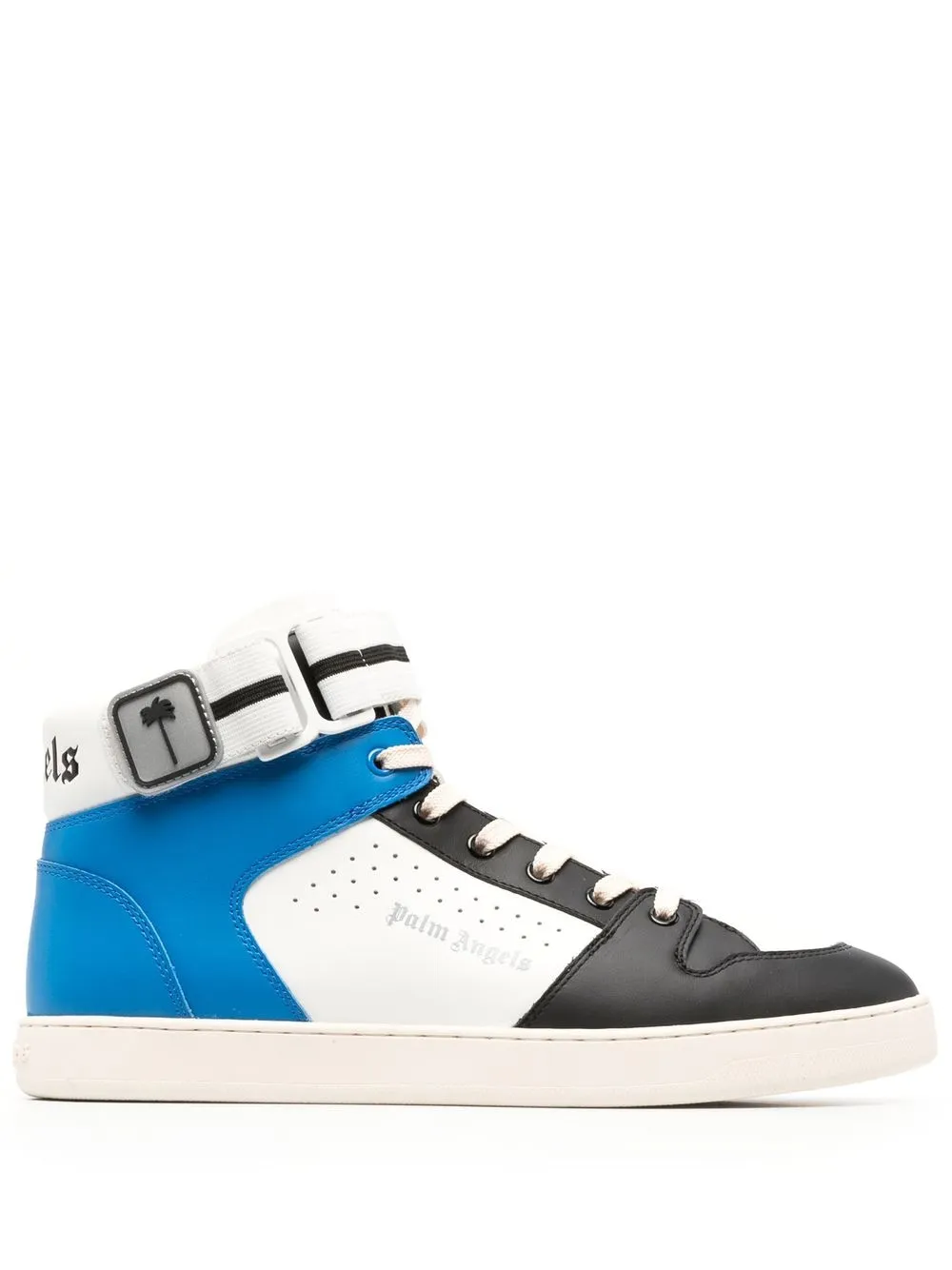 

Palm Angels Palm logo-print high-top sneakers - White