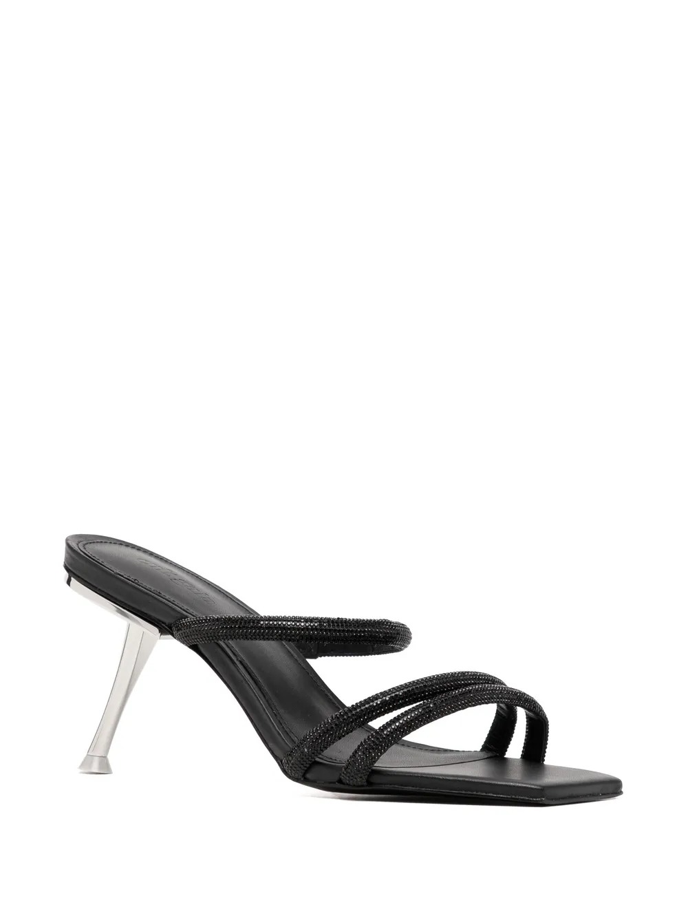 Cult Gaia Anya verfraaide sandalen - Zwart
