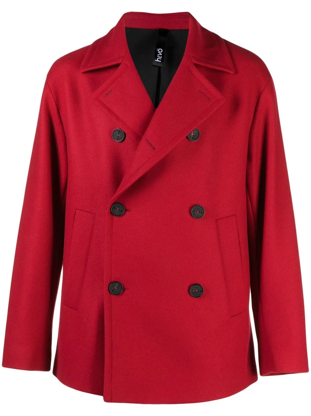 

Hevo Trani double-breasted coat - Red