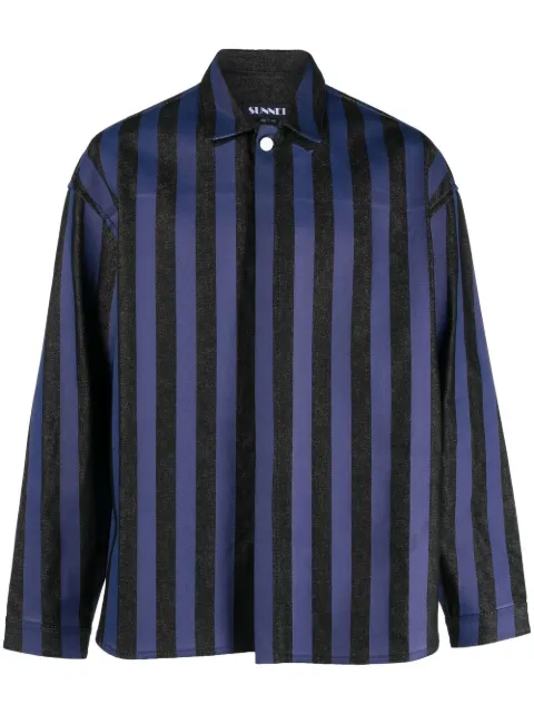 Sunnei striped long-sleeve shirt
