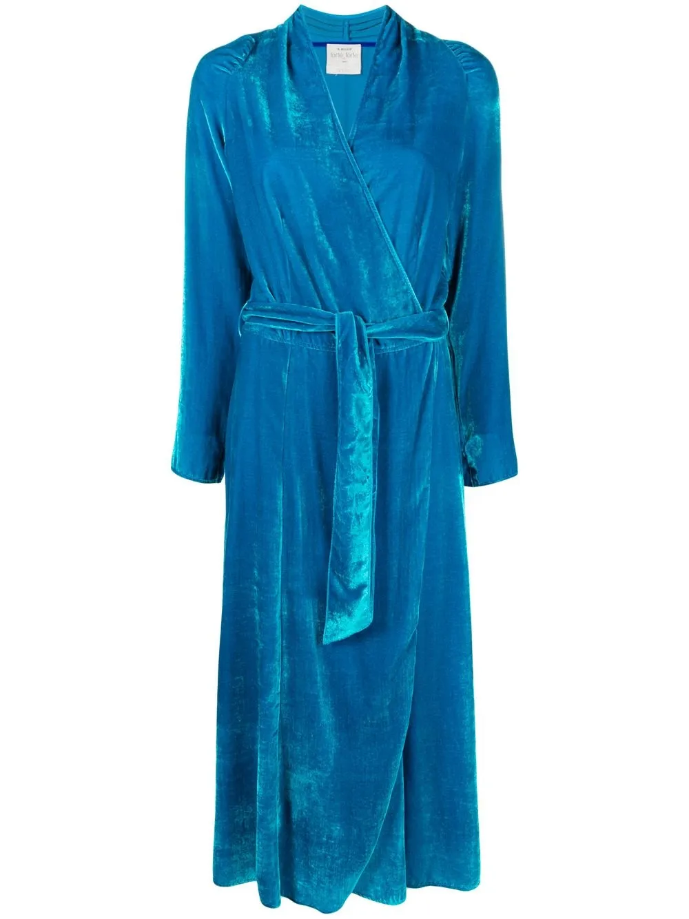 

Forte Forte vestido midi de terciopelo - Azul