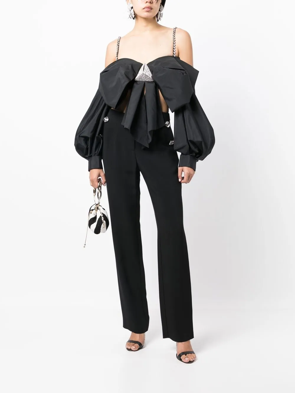 AREA oversized bow-detail top | Blouses | Image 2