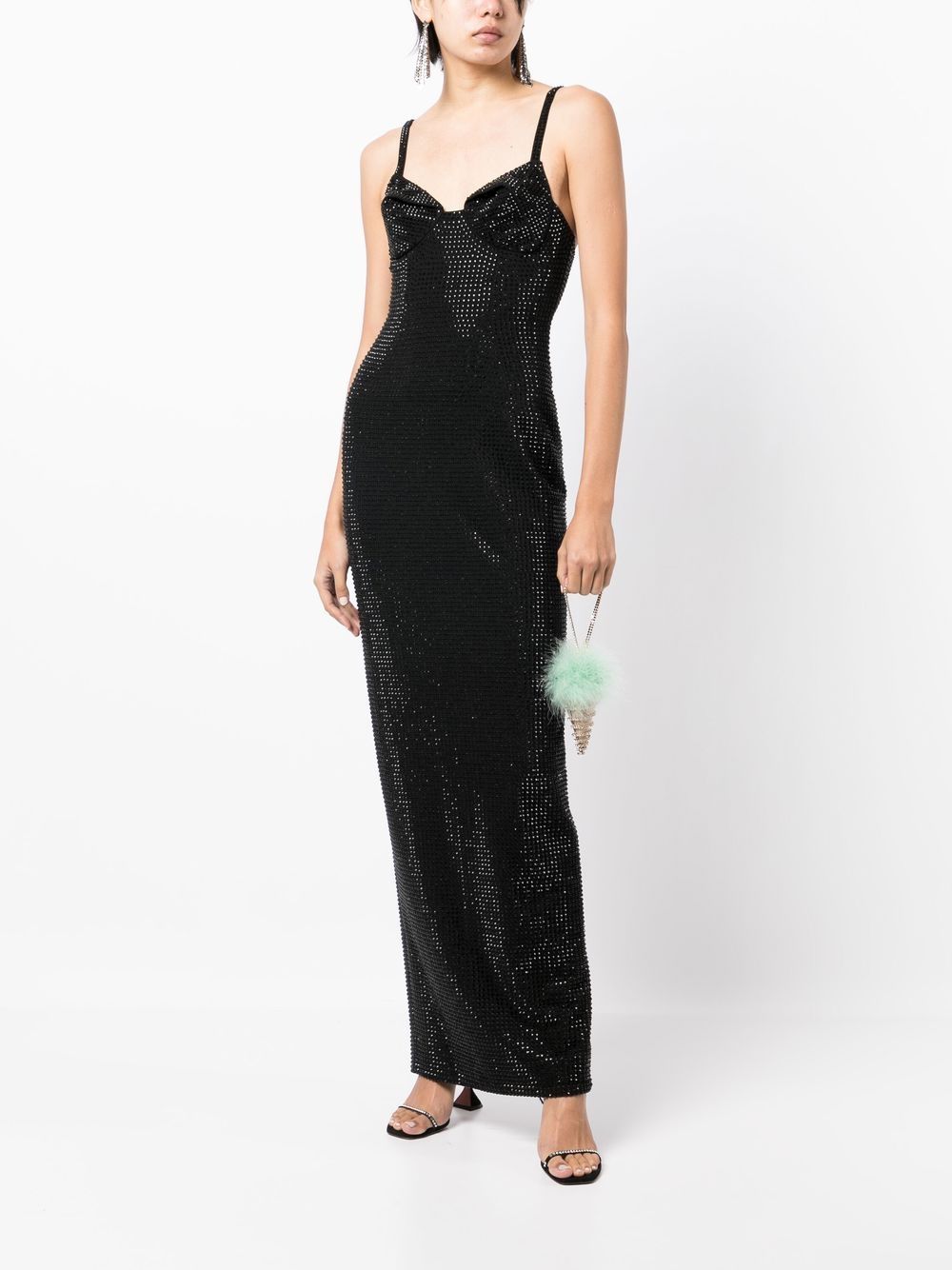 AREA crystal-embellished Evening Gown - Farfetch