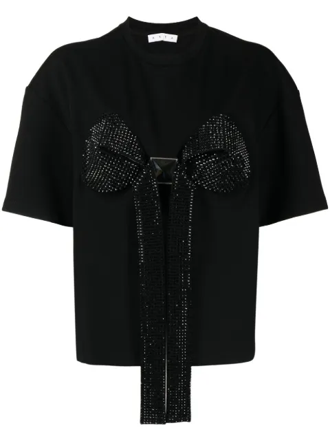 AREA playera holgada con diseño piramidal