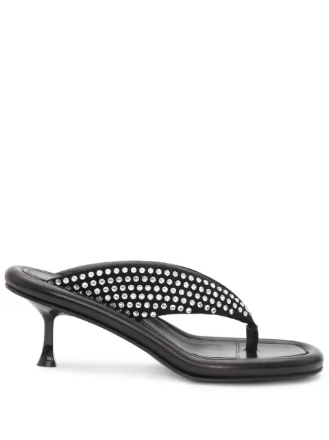JW Anderson Bumper-tube embellished sandals