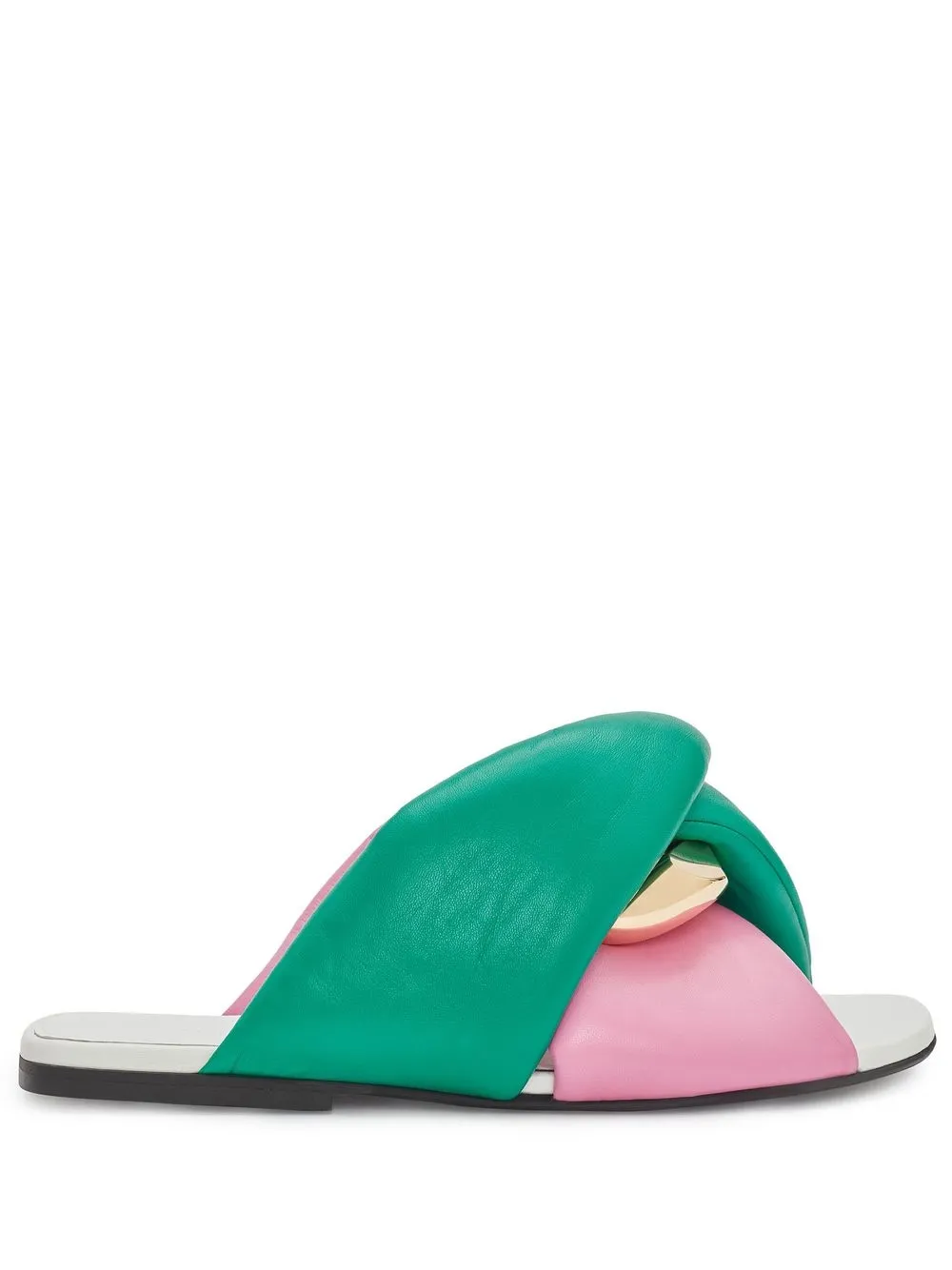 

JW Anderson crossover-strap detail sandals - Green
