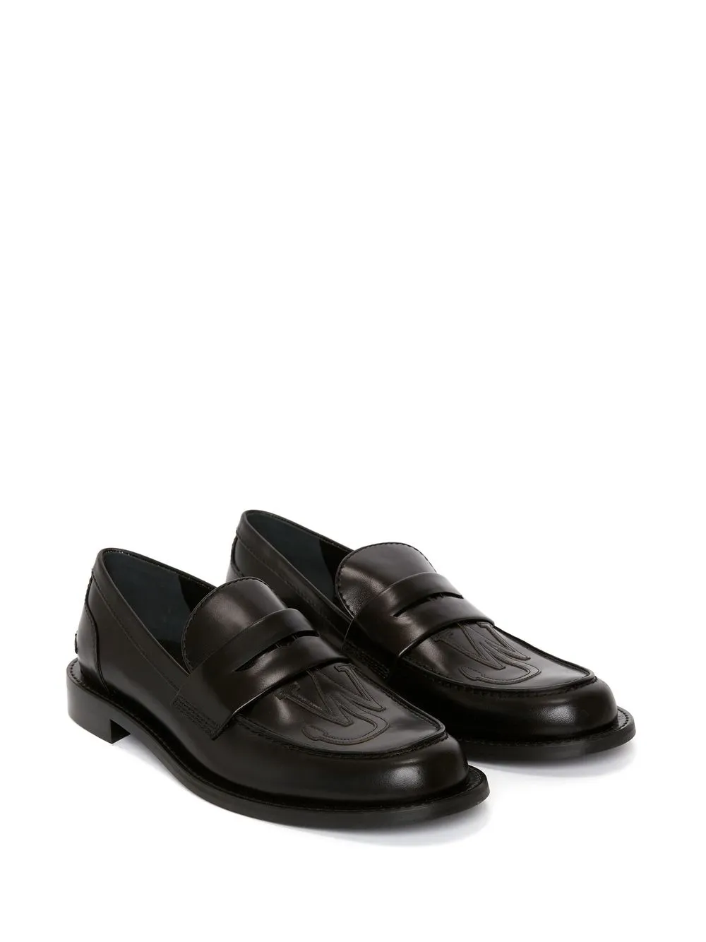 JW Anderson Loafers met logo - Zwart