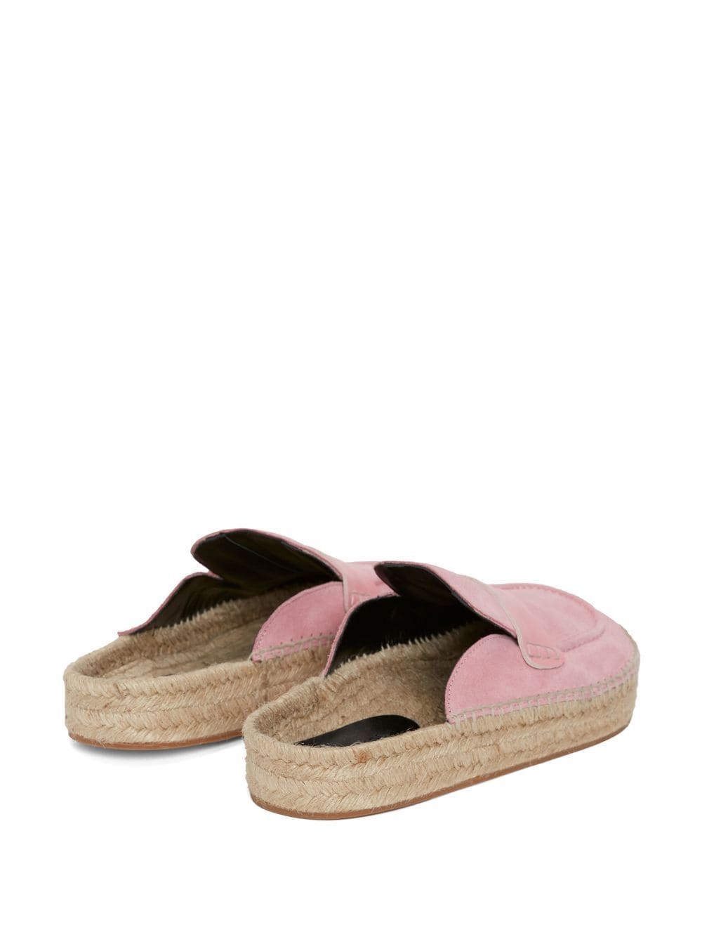 Shop Jw Anderson Suede Espadrille Loafers In Pink