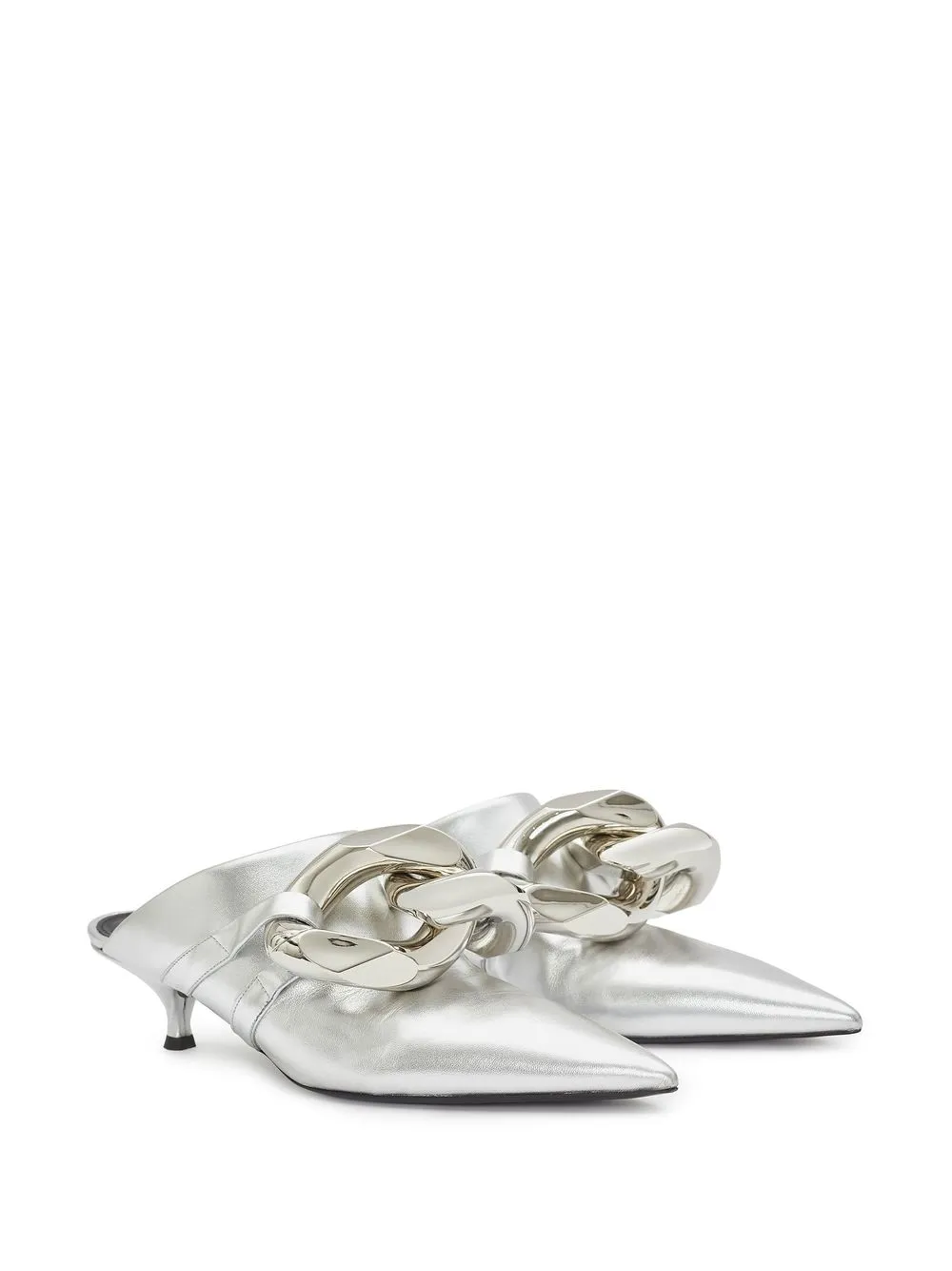 JW Anderson Leren muiltjes - Zilver
