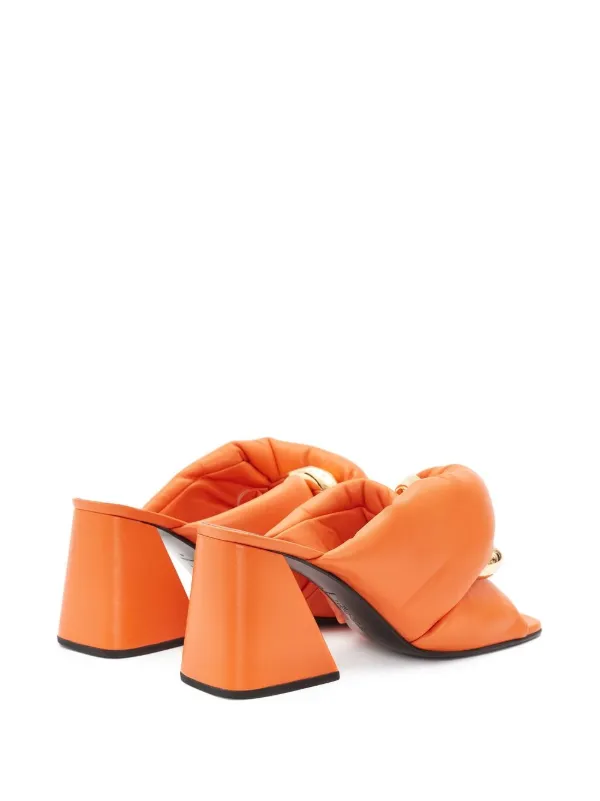 Fendi logo discount twist mules