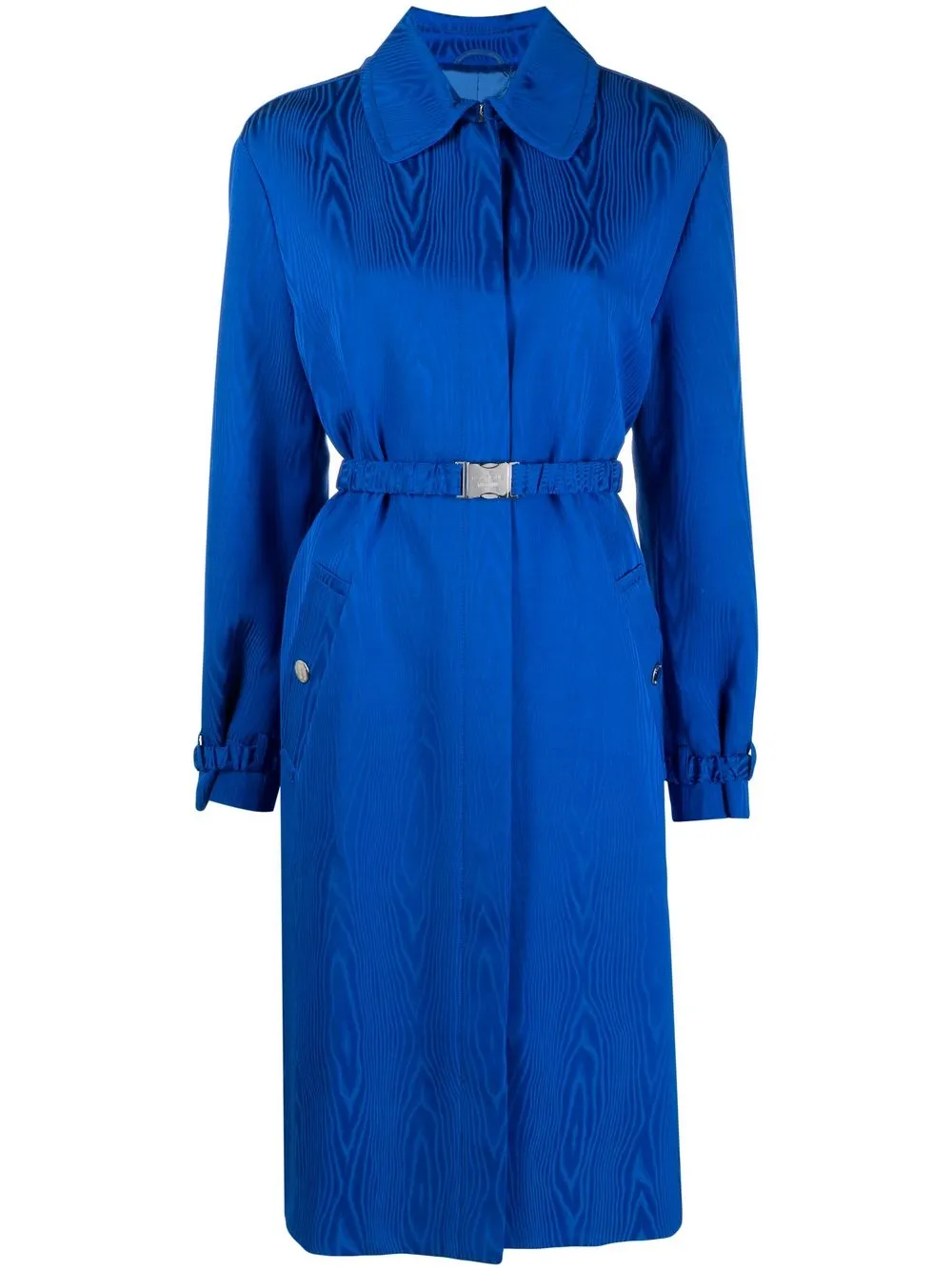 

Boutique Moschino belted tailored coat - Blue
