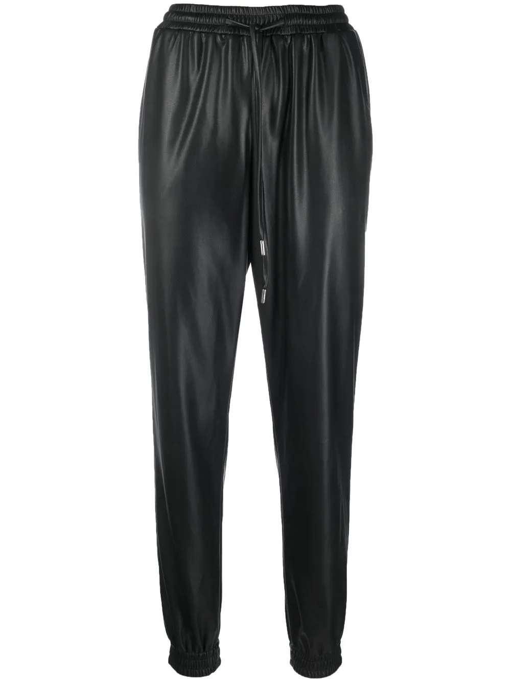 

Boutique Moschino elasticated faux leather leggings - Black