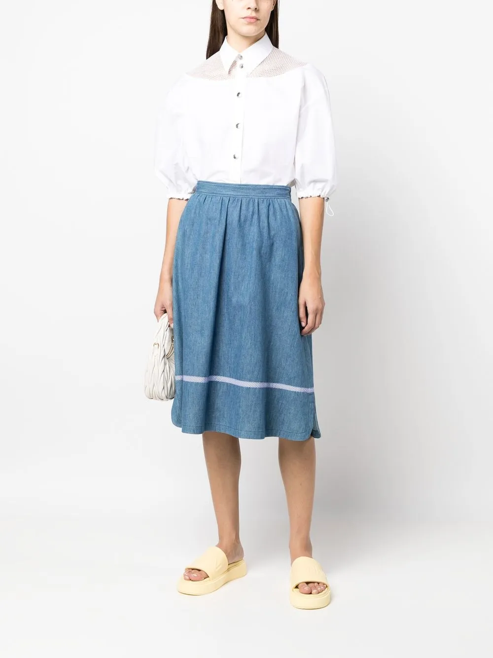 Boutique Moschino A-lijn rok - Blauw