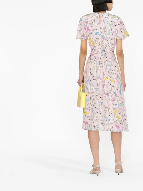 Boutique Moschino graphic-print dress A04361140 - 3