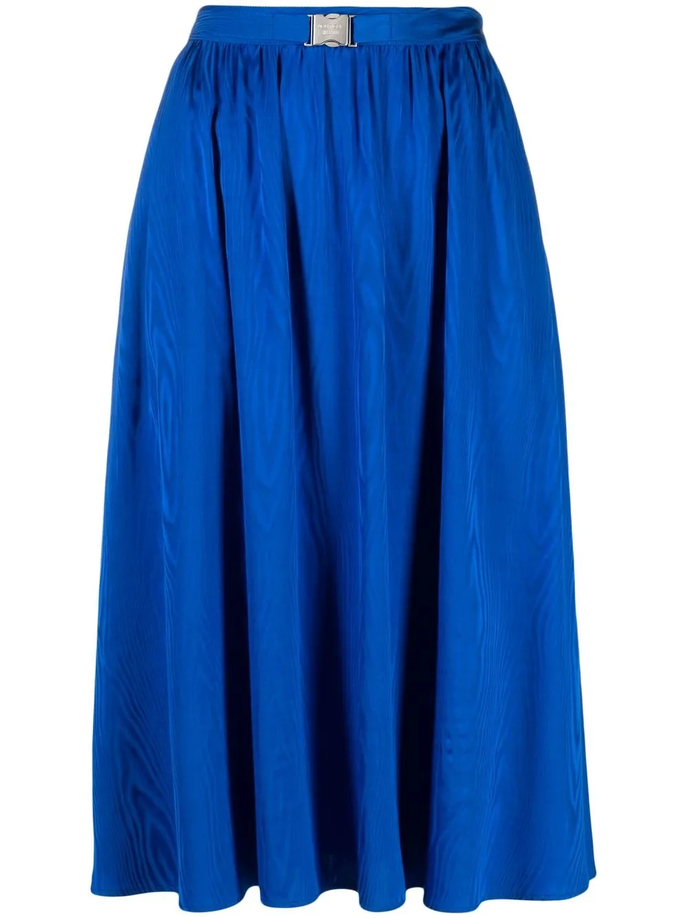 

Boutique Moschino falda acampanada midi fruncida - Azul