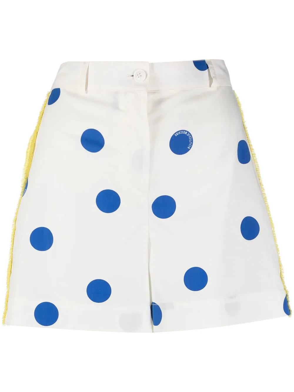 

Boutique Moschino spot-print silk-blend shorts - White