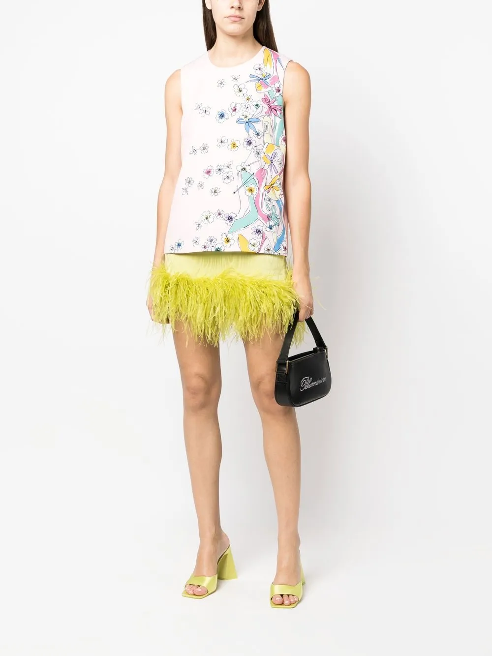 Boutique Moschino Blouse met bloemenprint - Roze
