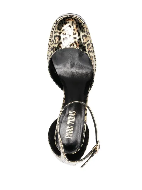 Paris Texas leopard-print 130mm sandals PX874XMRP9 - 3