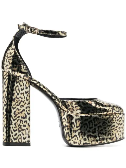 Paris Texas leopard-print 130mm sandals PX874XMRP9 - 0