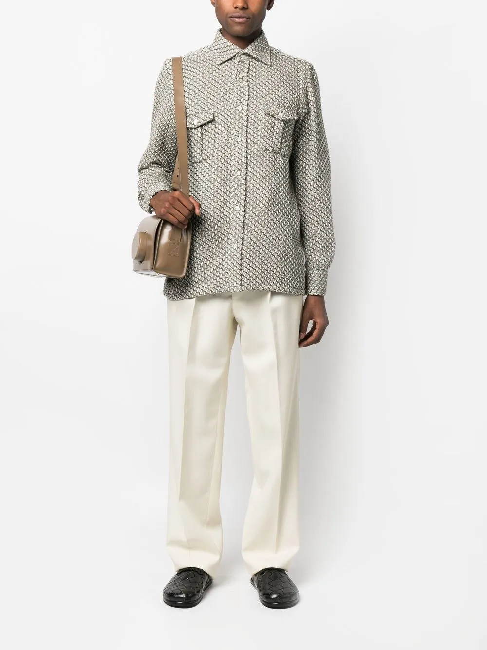 Giuliva Heritage Wollen pantalon - Wit