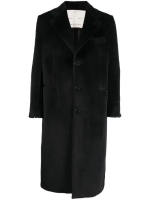 Jil Sander ノッチドカラー コート | ブルー | FARFETCH JP