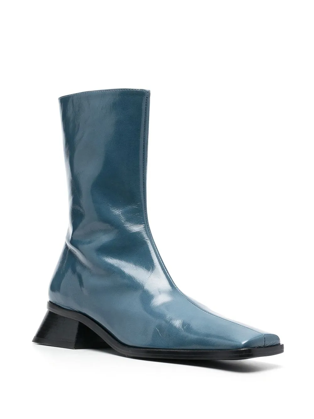 

Paloma Wool square-toe 20mm leather boots - Azul