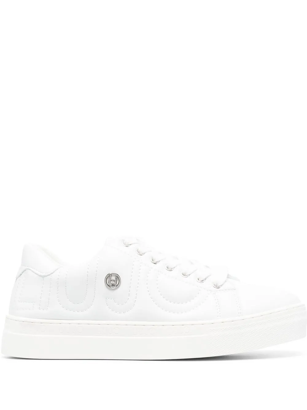 

LIU JO logo-embroidered chunky sneakers - White