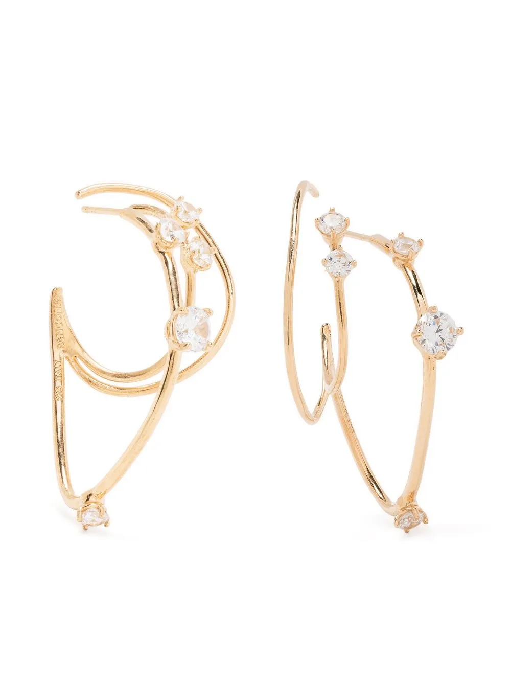 

Panconesi Constellation hoop earrings - Gold