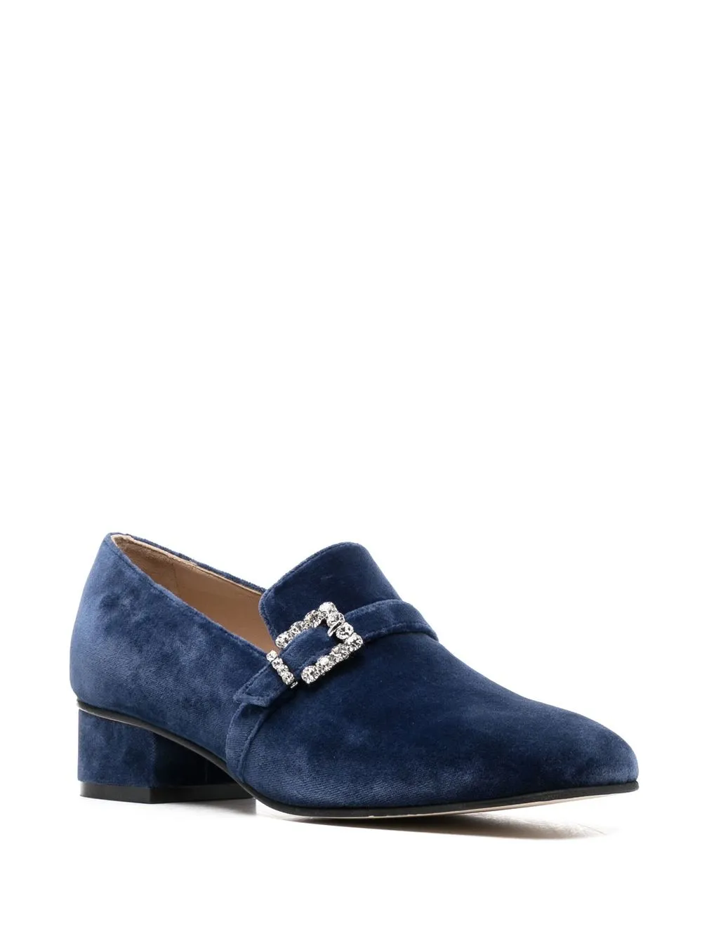 Stuart Weitzman Loafers met verfraaide gesp - Blauw