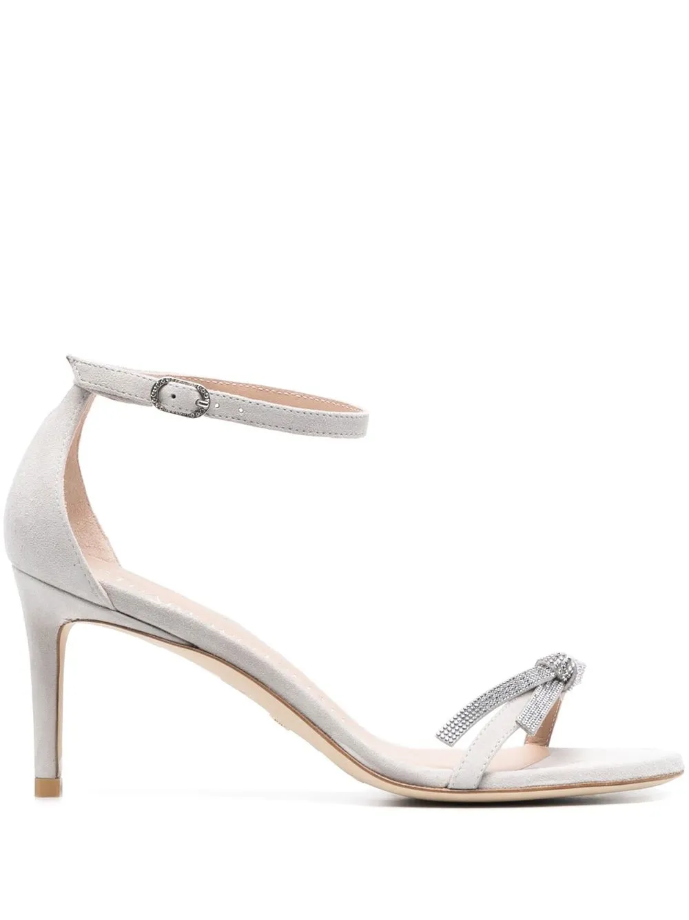 

Stuart Weitzman Nudist Bow 80mm sandals - Grey