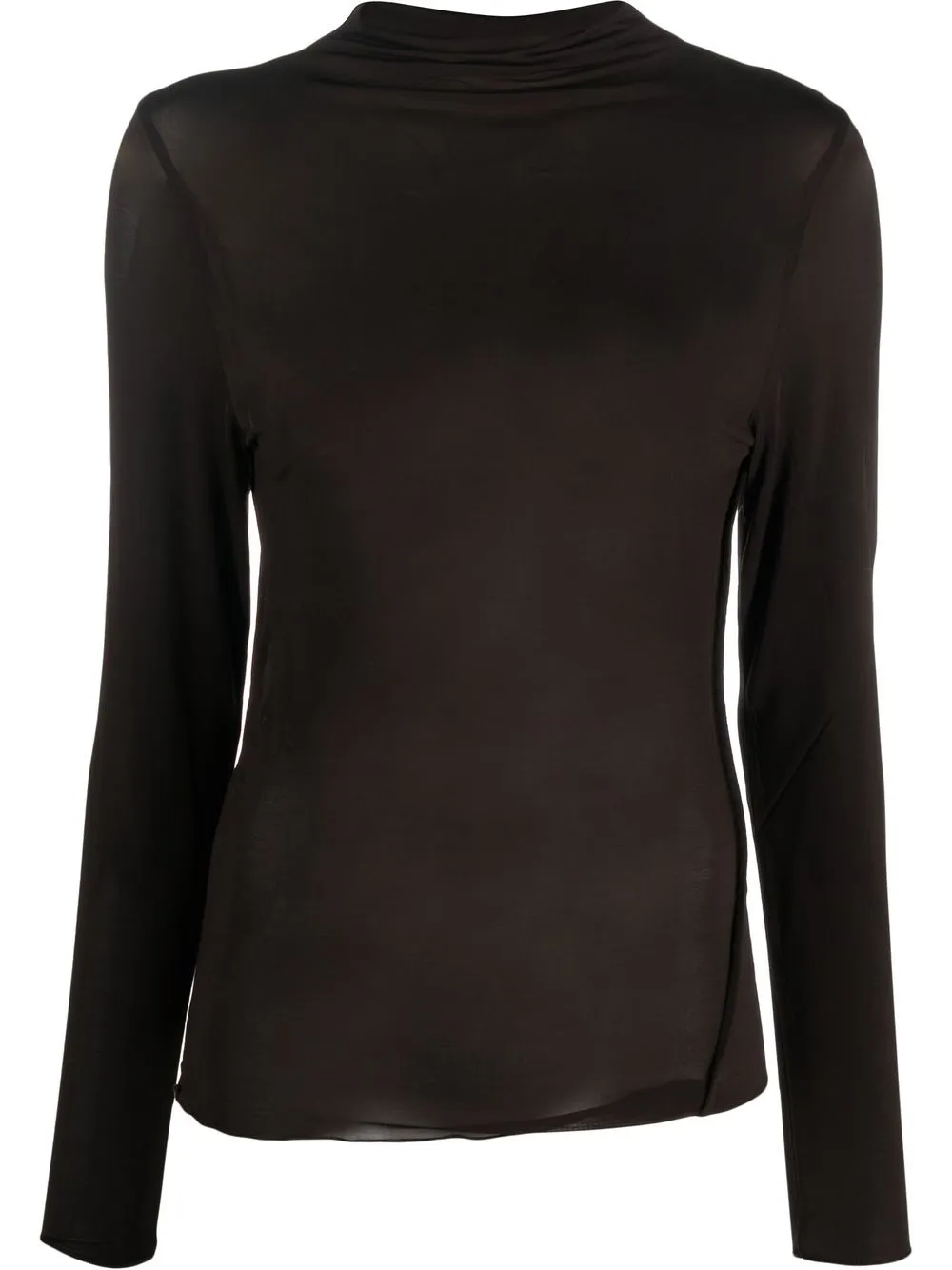 

Paloma Wool sheer funnel-neck top - Brown
