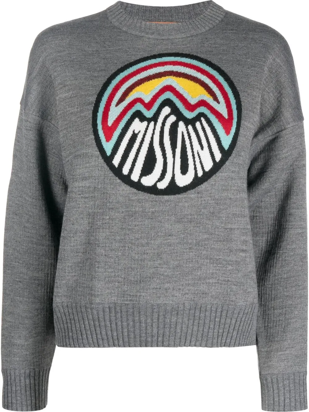 

Missoni logo-intarsia jumper - Grey