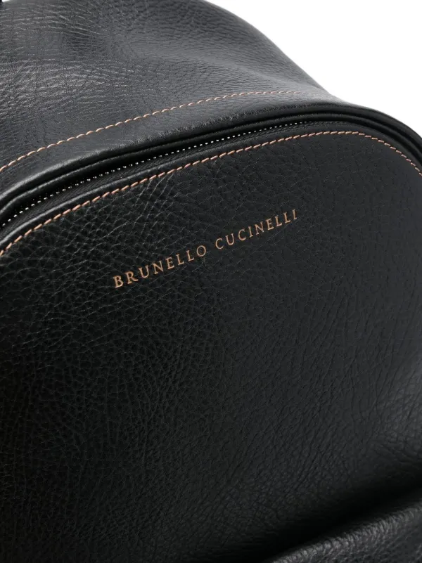 Brunello cucinelli clearance leather backpack