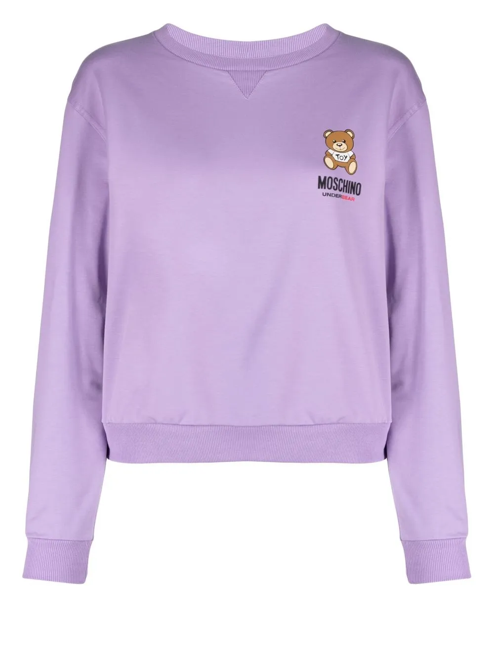 

Moschino playera con motivo Teddy Bear - Morado