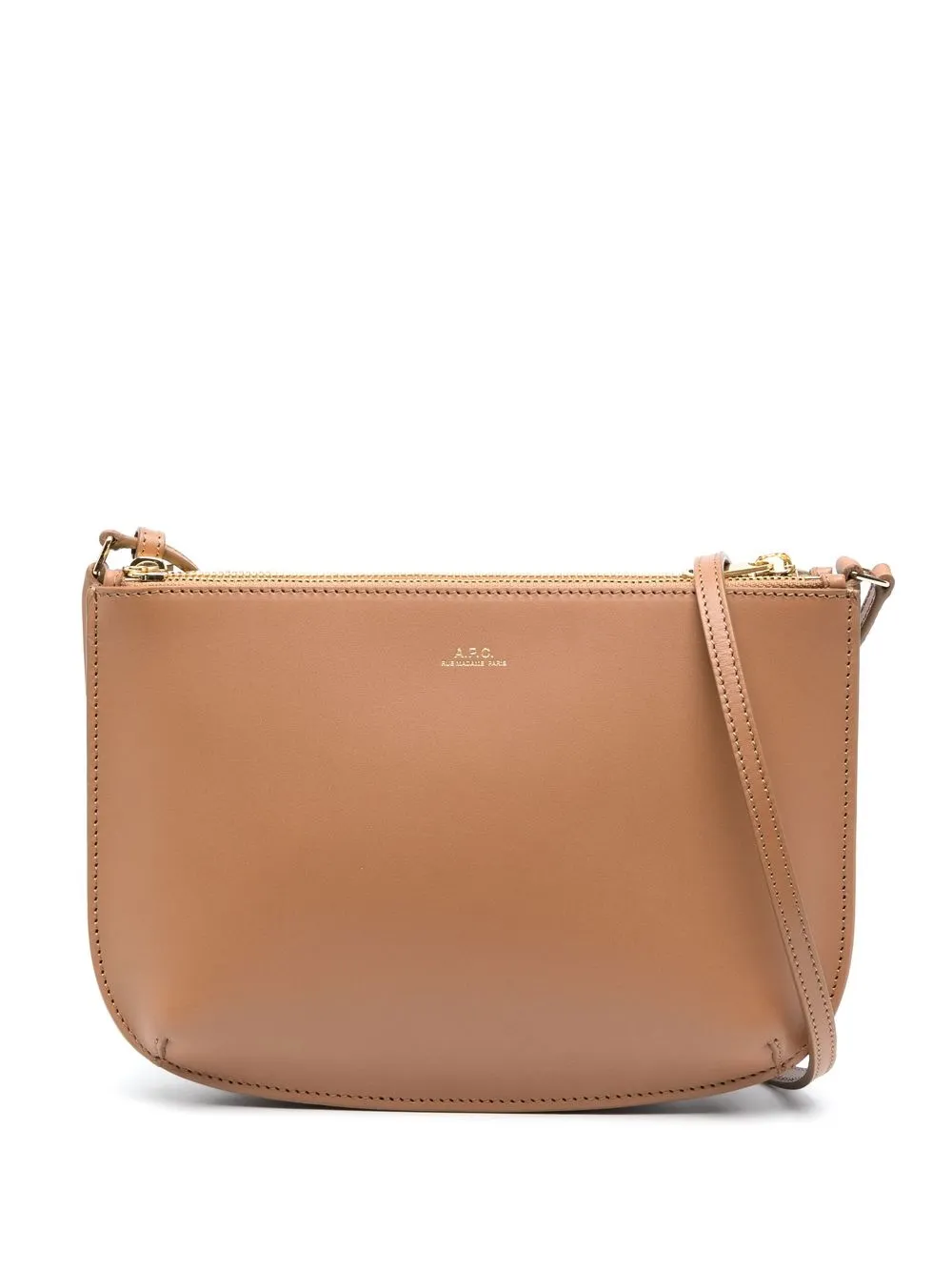 

A.P.C. Sarah leather crossbody bag - Brown