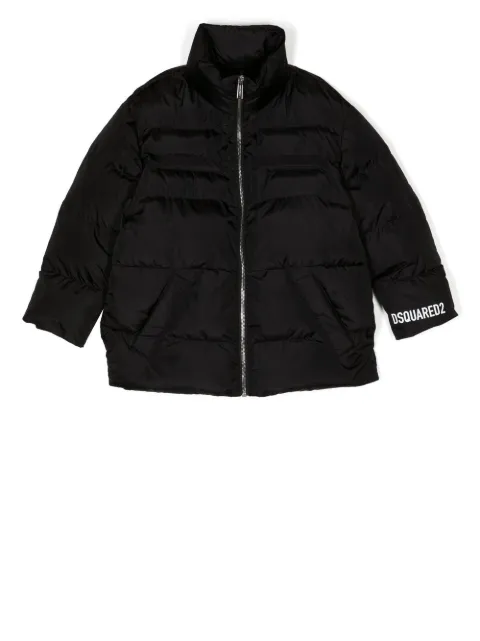 DSQUARED2 KIDS logo-print padded puffer jacket