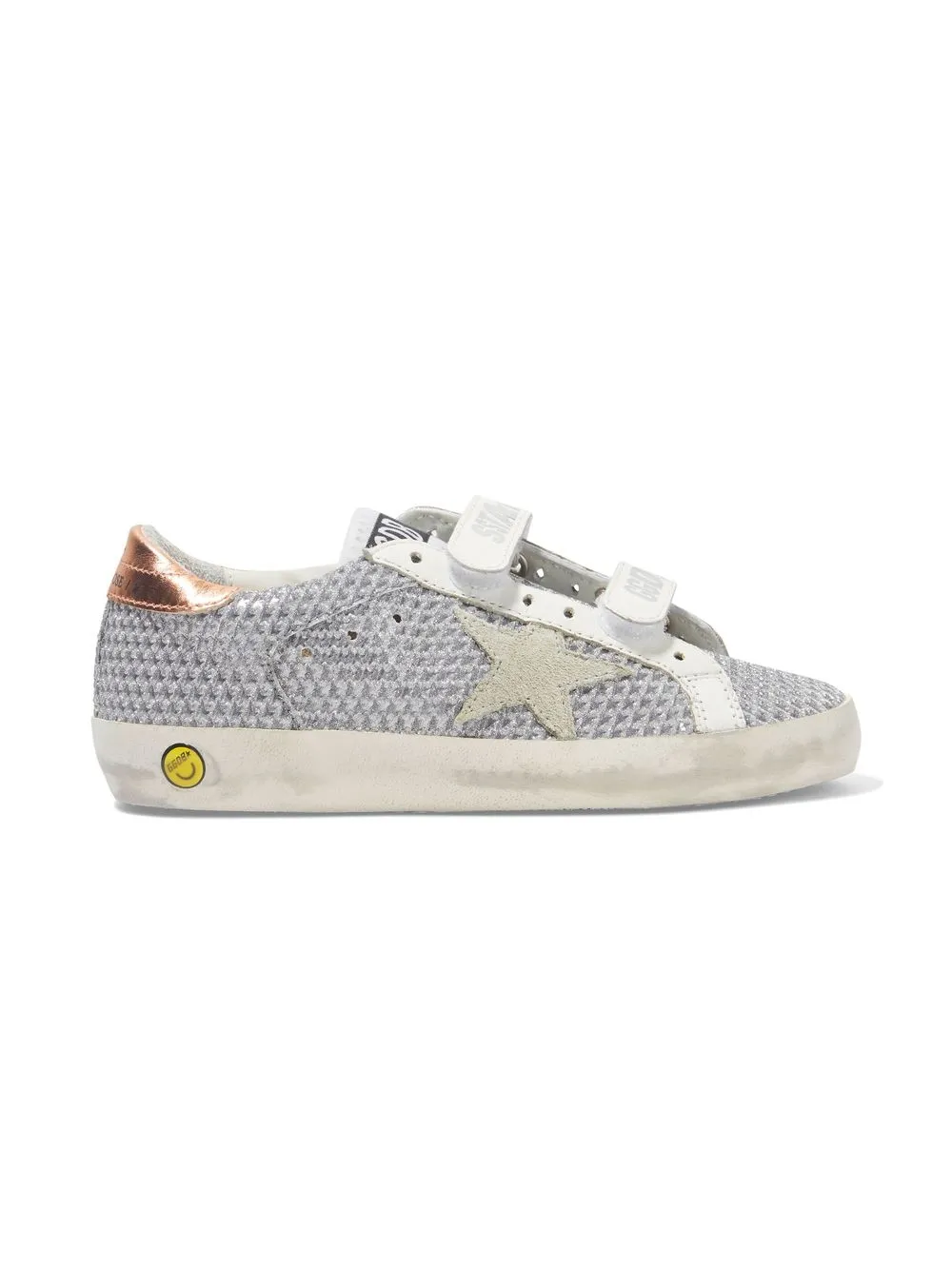 

Golden Goose Kids touch-strap low-top sneakers - Grey