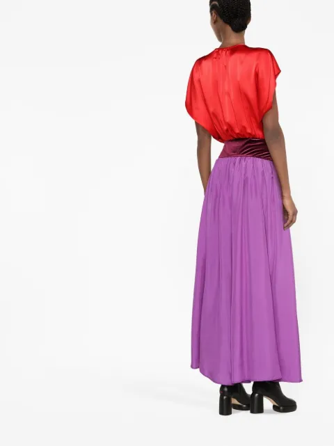 Forte Forte colour-block silk maxi dress 9672mydress - 3