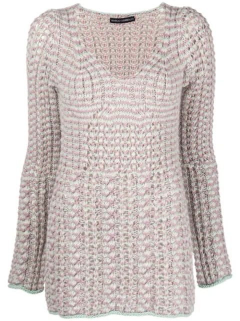 Marco Rambaldi textured cable-knit jumper