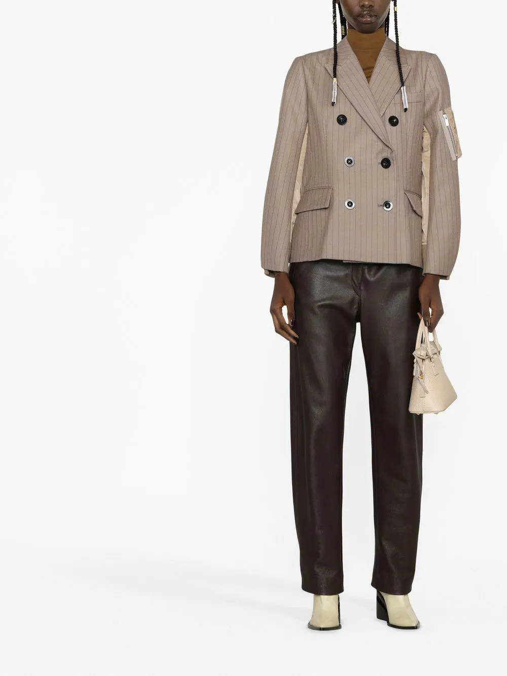 sacai Blazer bomberjack - Beige
