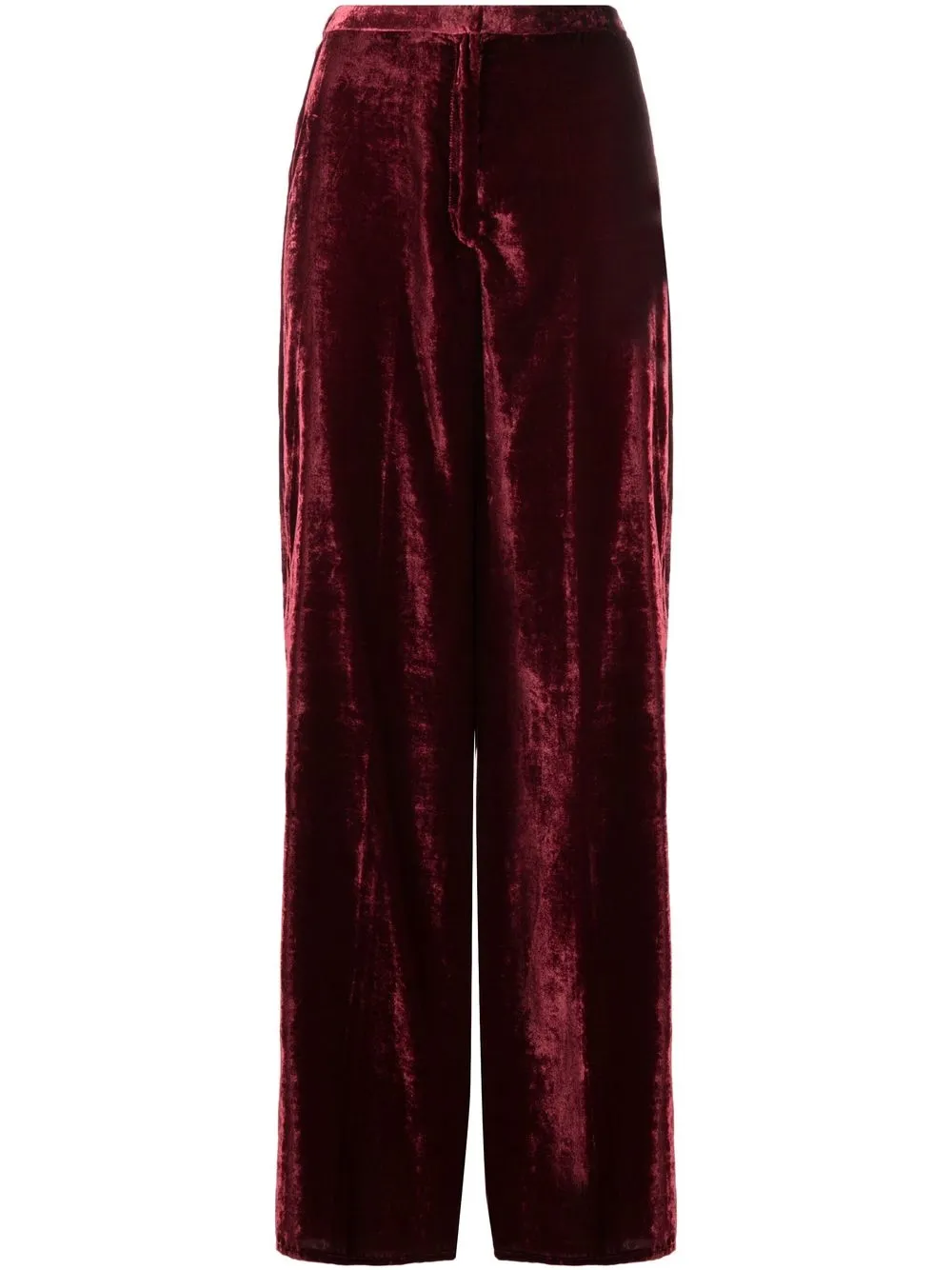 

Forte Forte velvet straight-leg trousers - Red