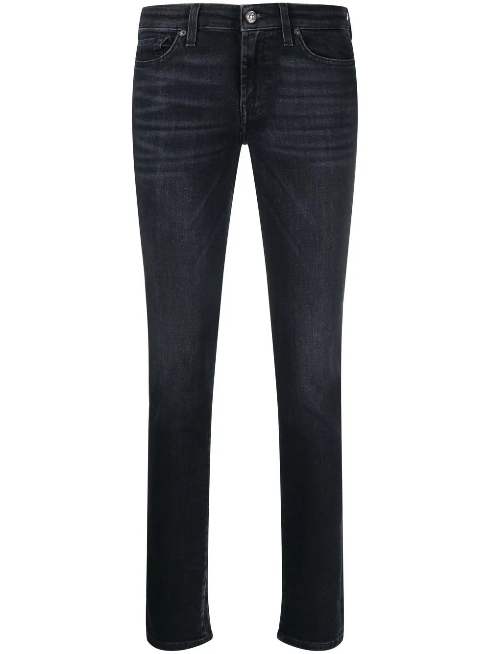 

7 For All Mankind low-rise slim-cut jeans - Black