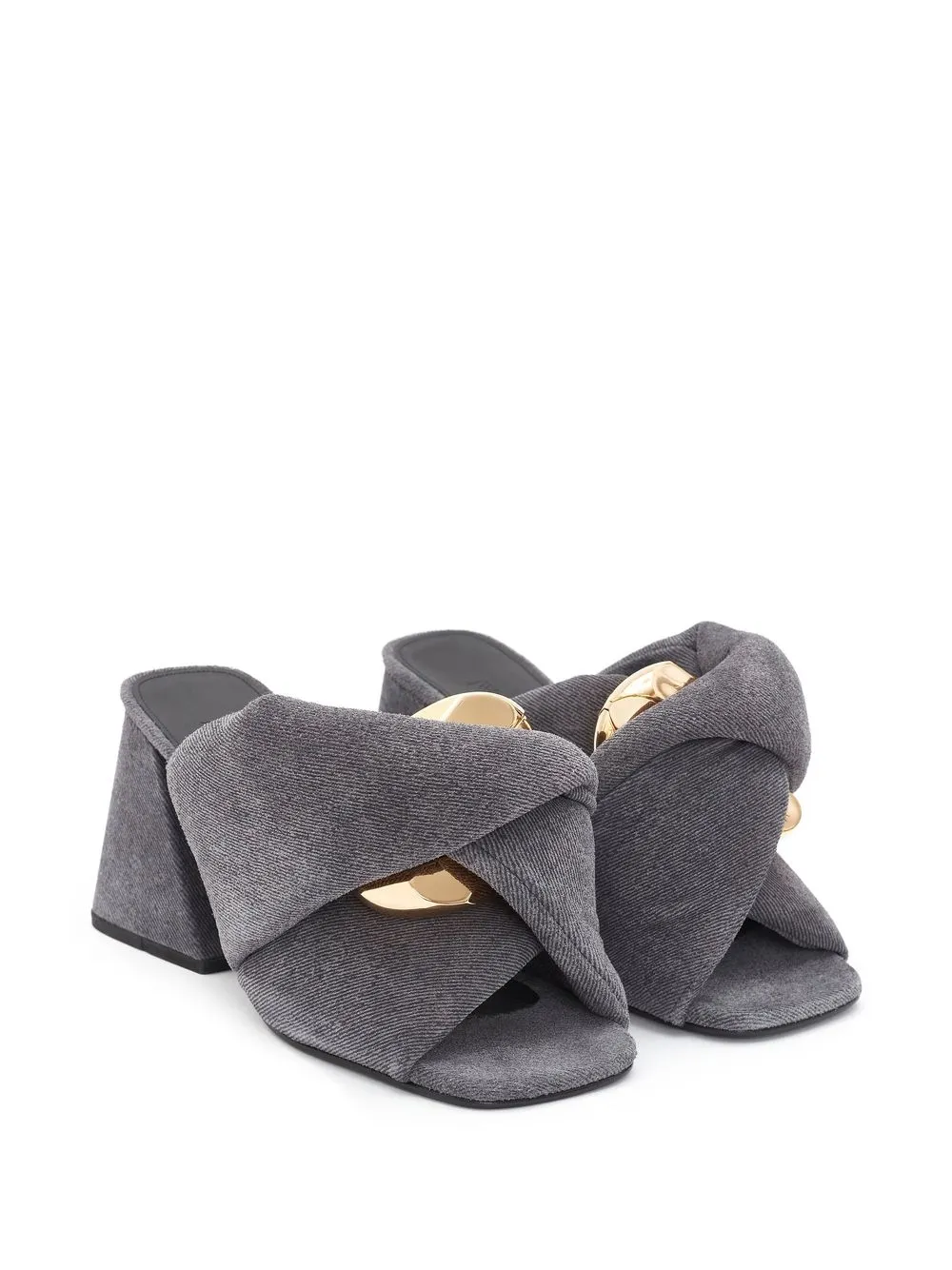 JW Anderson Muiltjes met kruisbandjes - Grijs
