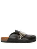 JW Anderson Gourmet Chain almond-toe mules - Black
