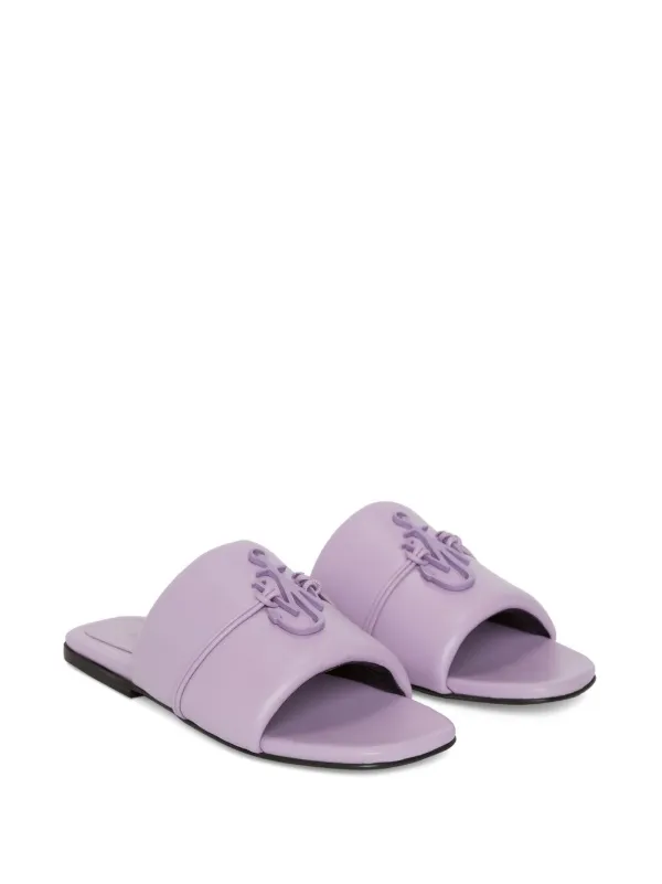 JW Anderson Anchor logo Slide Sandals Farfetch