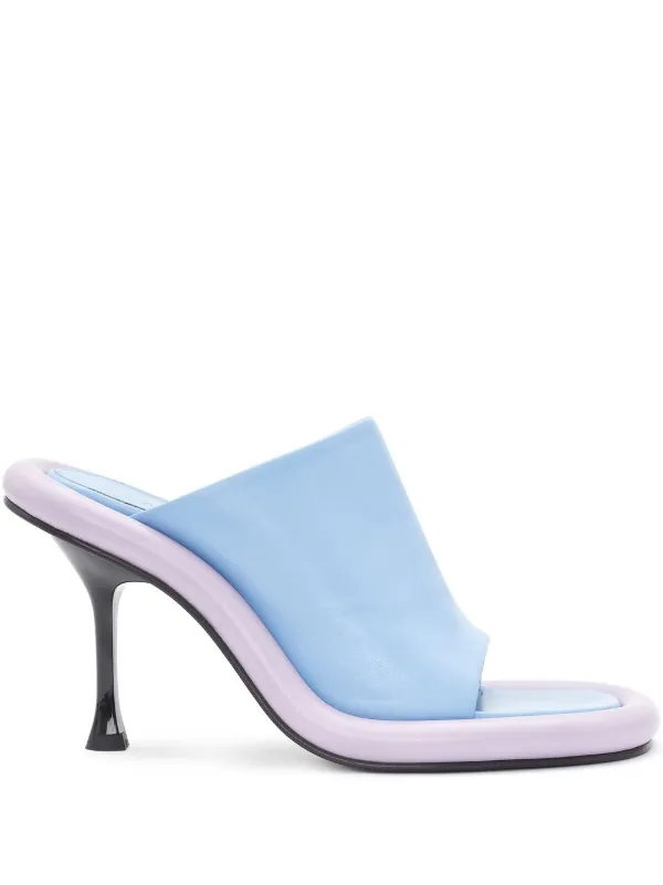Baby blue mule heels 2025