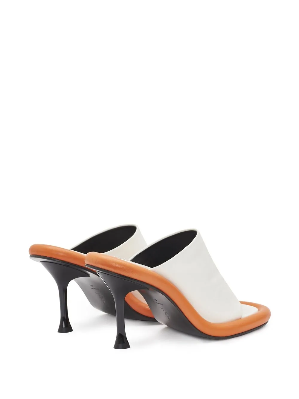 JW Anderson Bumper-Tube leren muiltjes - Wit