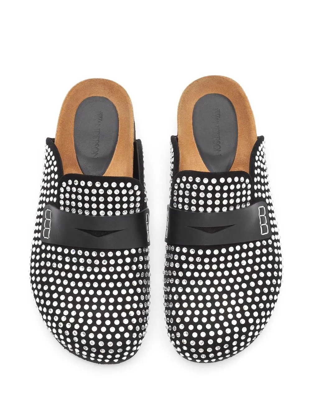 Cheap JW Anderson Diamond rhinestone slides Women