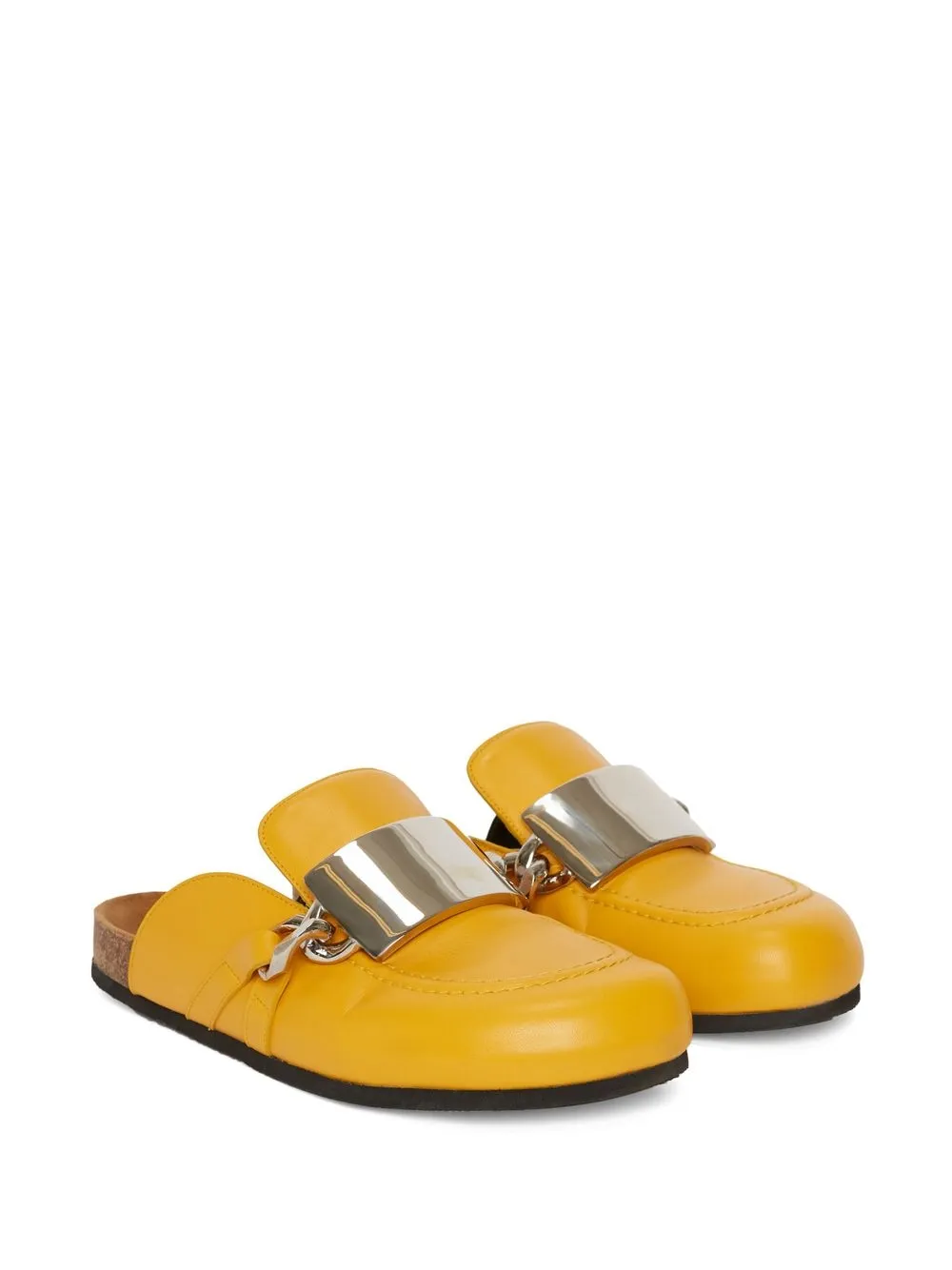 JW Anderson Loafers met kettingdetail - Geel